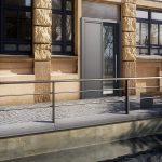 Elektrische schuifdeuren - open