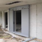 Dubbele shuifdeur - open